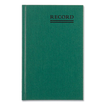 National® Emerald Series Account Book, Green Cover, 9.63 X 6.25 Sheets, 200 Sheets-book freeshipping - TVN Wholesale